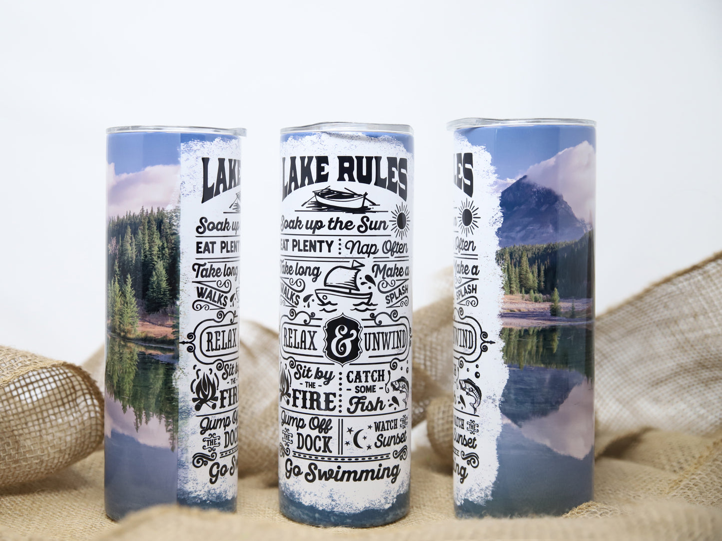 Lake Rules Tumbler